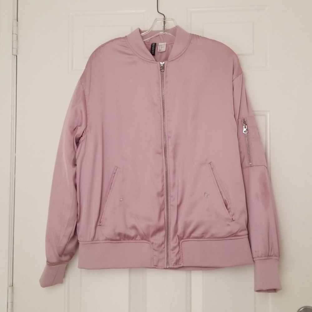 NWOT Pink puffer jacket
